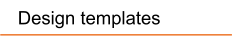 Design templates